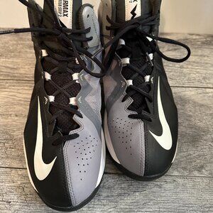 Nike Mens Air Max Stutter Step 2 653455 Black Basketball Shoes Sneakers Sz 7.5